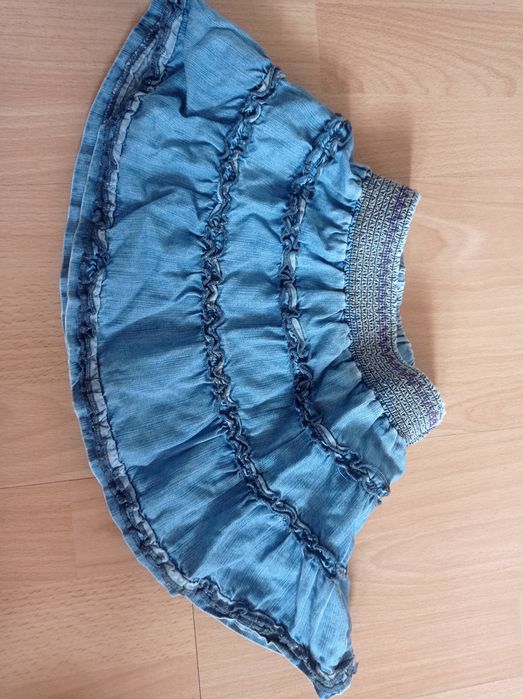 Sukienka + spódniczka jeansowa roz 86