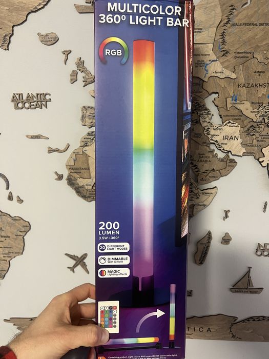 RGB лампа с пультом