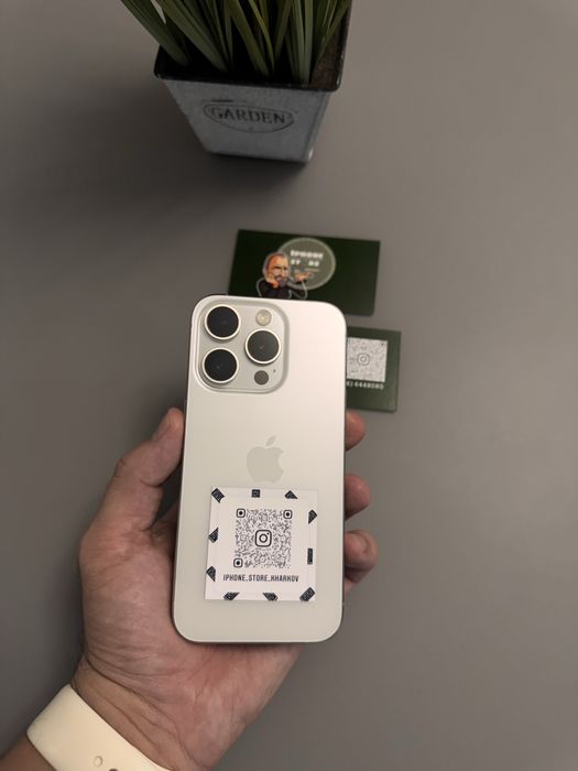 iPhone 15 Pro,128GB,White!Neverlock!Гарантия!Магазин!