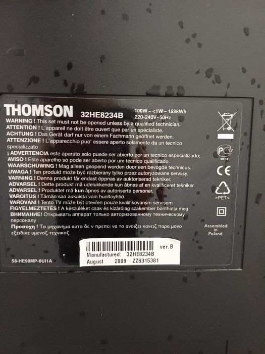 TV Thomson 32 cale lcd