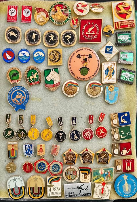 Значки Олімпіада 80 та інші види спорту