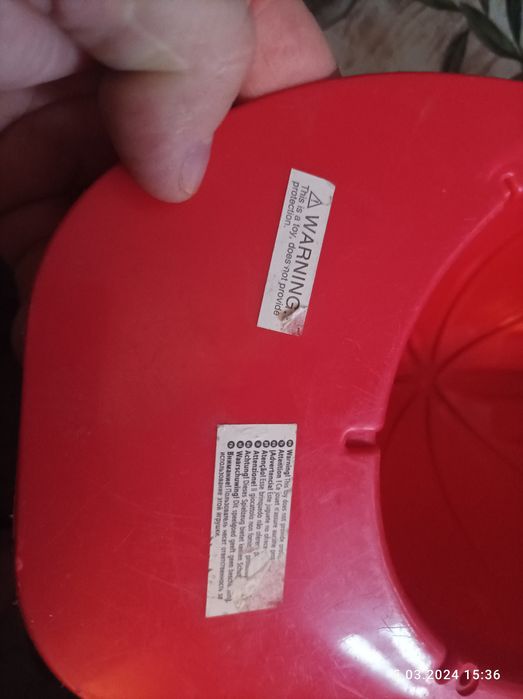 Hełm strażacki dla dzieci