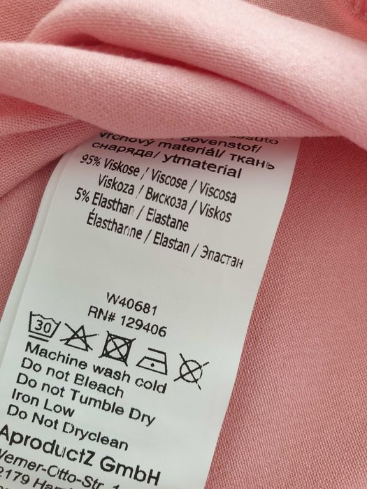 Bolerko, kolor pudrowy róż, 95% wiskoza, rozmiar M, 38