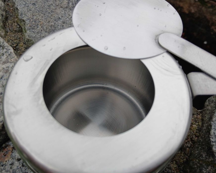 Pojemnik na pastę do podgrzewacza palnik nowy 2 szt. nierdzewka 3 komplety