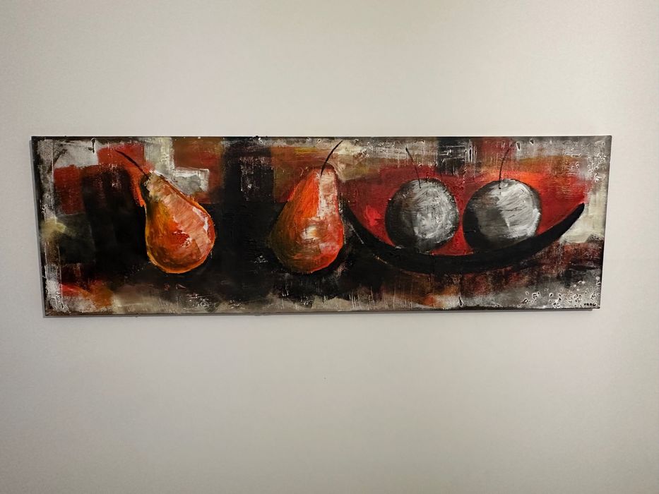 Quadro decorativo pintado a mão