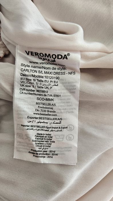 Długa sukienka,  wzory jak nowa