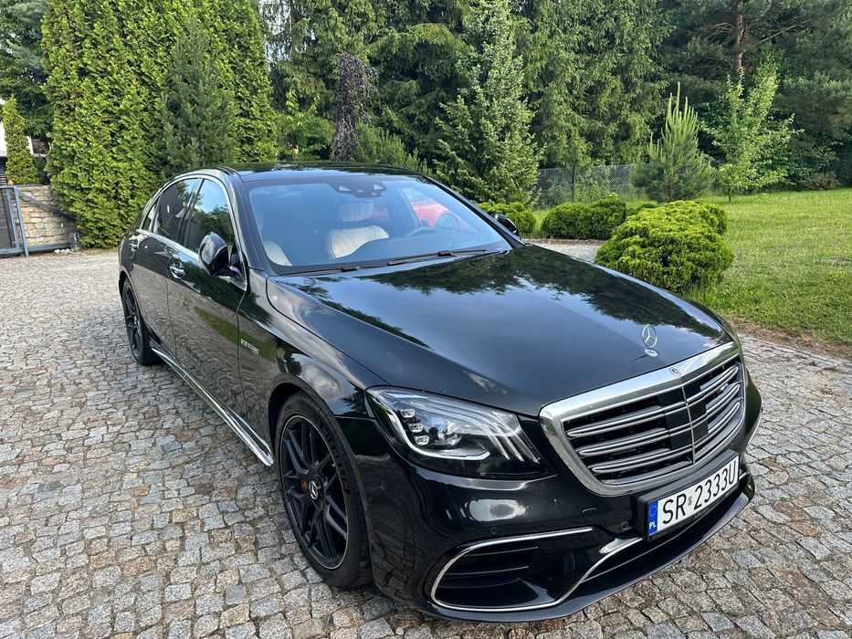Mercedes-Benz Klasa S SALON POLSKA 4 Osobowa Long S63AMG Ceramika 4matic Fvat Zamiana