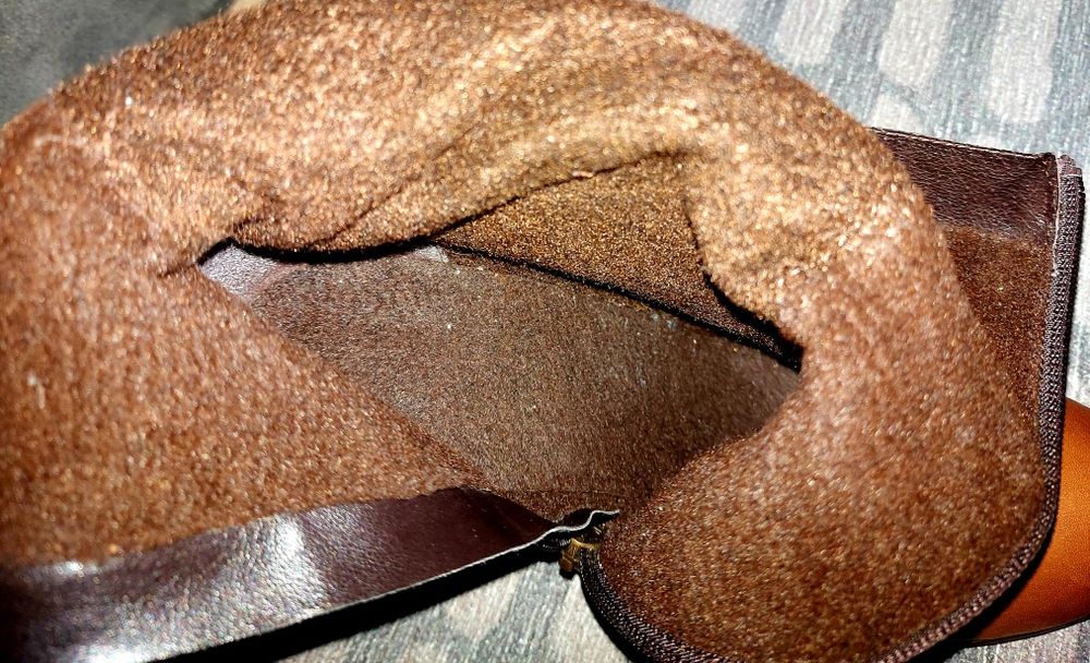 Kozaki LASOCKI 38 rude skóra naturalna ze skóry brązowe na obcasie 37