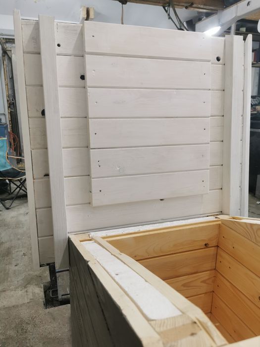 Domek Buda dla psa ocieplana z przedsionkiem, otwierany dach, różne wy