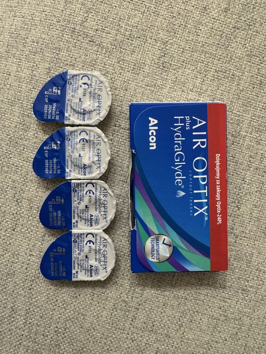 Soczewki, Air Optix -3,5 nowe