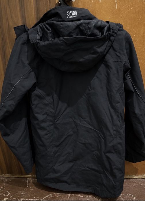 Чоловіча чорна куртка-вітровка Karrimor Urban Weathertite Jacket | Водонепроникна вітровка Карімор | Водовіштовхуюча трекінгова куртка Karrimor |