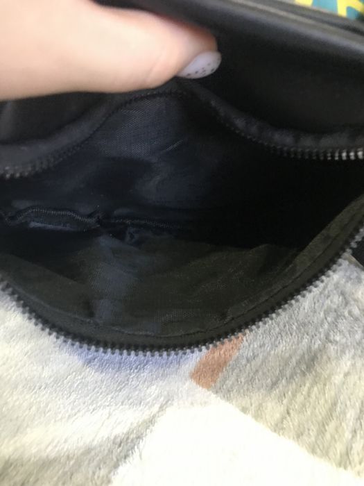 новая чёрная барсетка