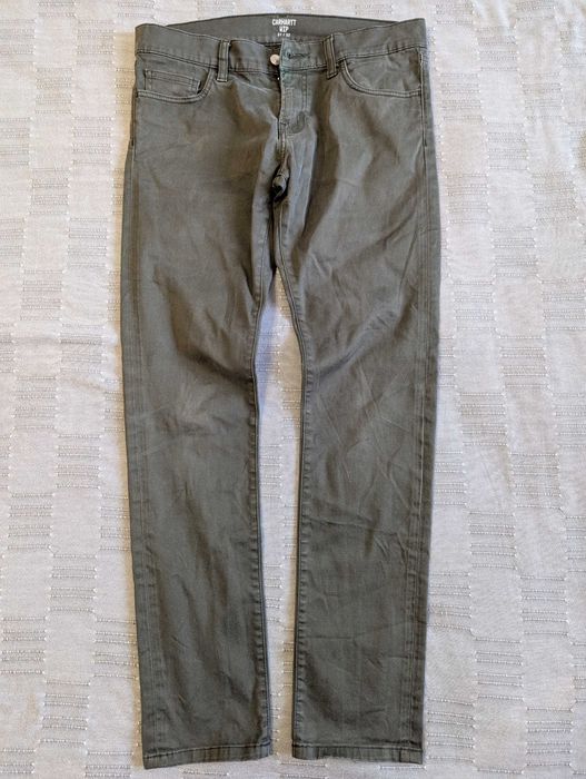 Джинсы Carhartt WIP Rebel Slim Fit. Серые. р31