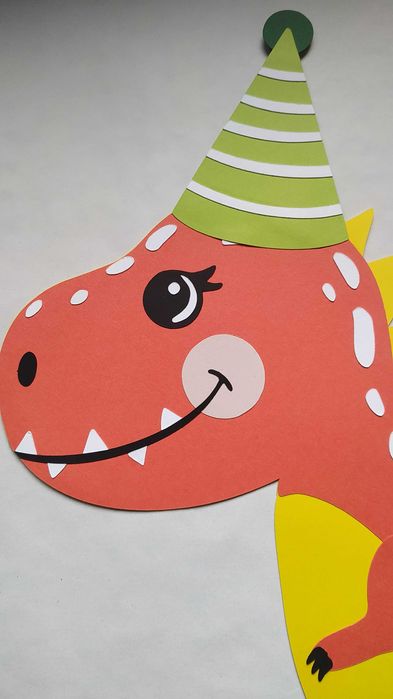 Dinozaur - dekoracja na ścianę