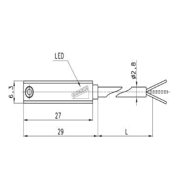 Датчик герконовый CAMOZZI CST-220
Датчик герконовый CAMOZZI CST-220