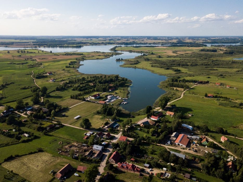 Wiejski domek na mazurach z prywatną plażą