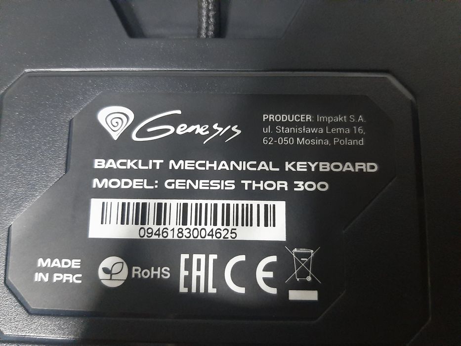 Klawiatura Genesis Thor 300