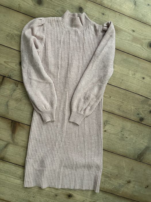 Тепле жіноче в’язане плаття XS–M