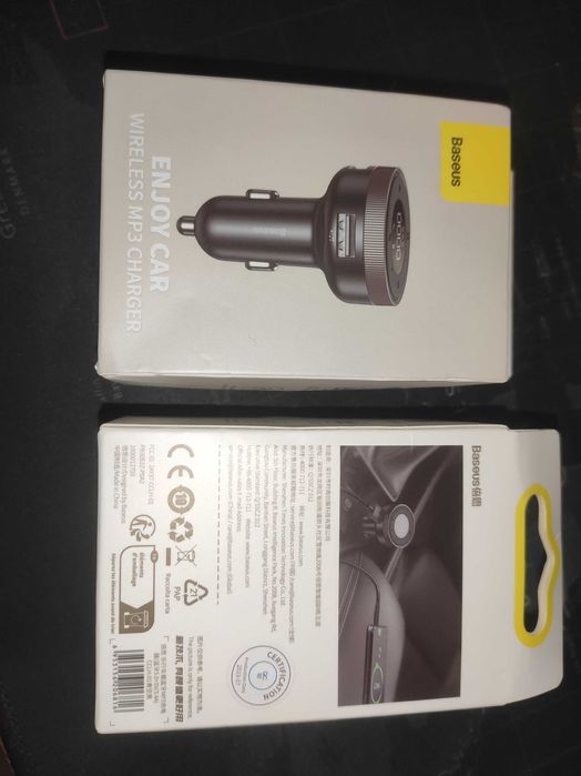 Fm Модулятор Baseus  Bluetooth  AUX и 2 USB зарядное в прикурку ФМ