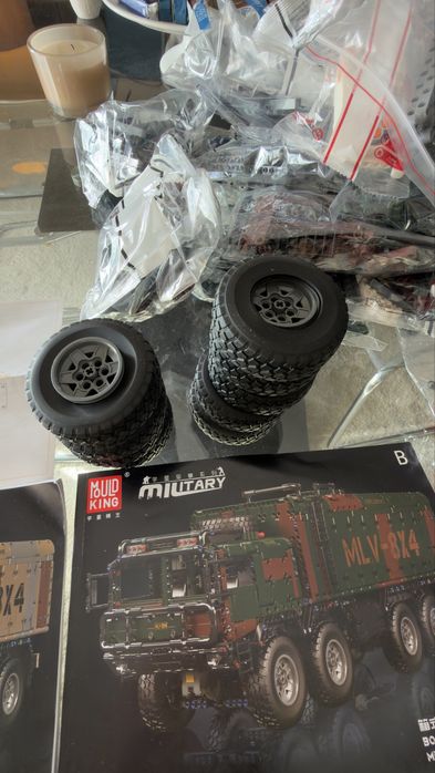 Mould King 8x4 Caminhão De Foguete Rc Camuflagem Militar 20044