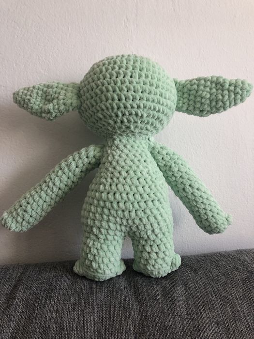 Pluszowy Grogu/Baby Yoda/Dziecko Yoda na szydełku