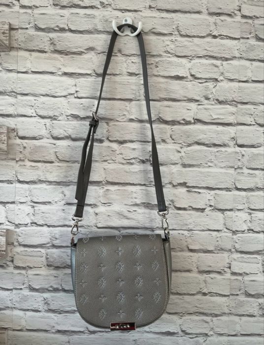 Torebka nobo srebrna