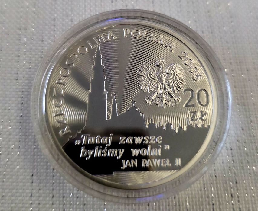 Srebrna moneta 20 zł JASNA GÓRA