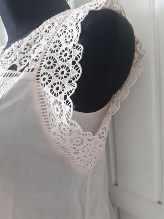 Bluzka pudrowy róż S/M