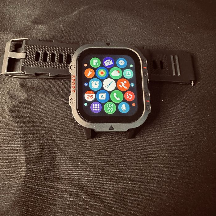 Smartwatch Desportivo HD 2.1” com Chamadas Bluetooth, IP68 e Monitorização Completa