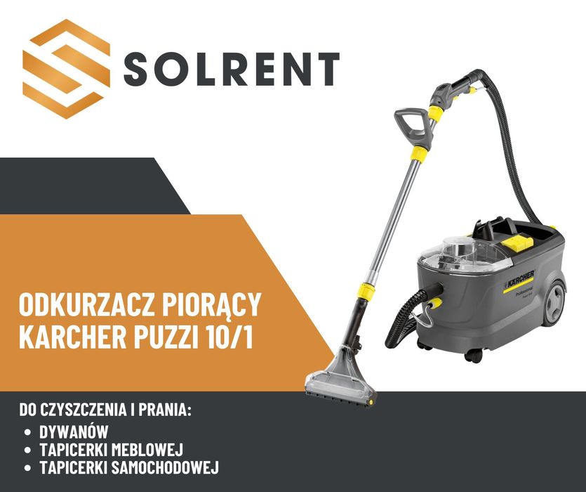 Wynajem ODKURZACZA PIORĄCEGO Kärcher Puzzi 10/1