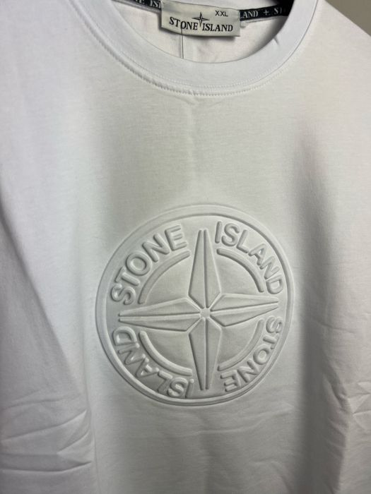 Bluza Stone Island XXL biala męska Nowa