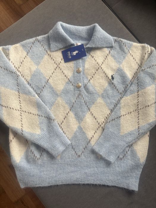 Sweter w romby damski nowy