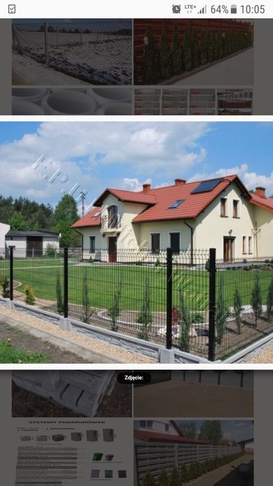 Ogrodzenie panelowe panele ogrodzeniowe z paneli plot z montażem