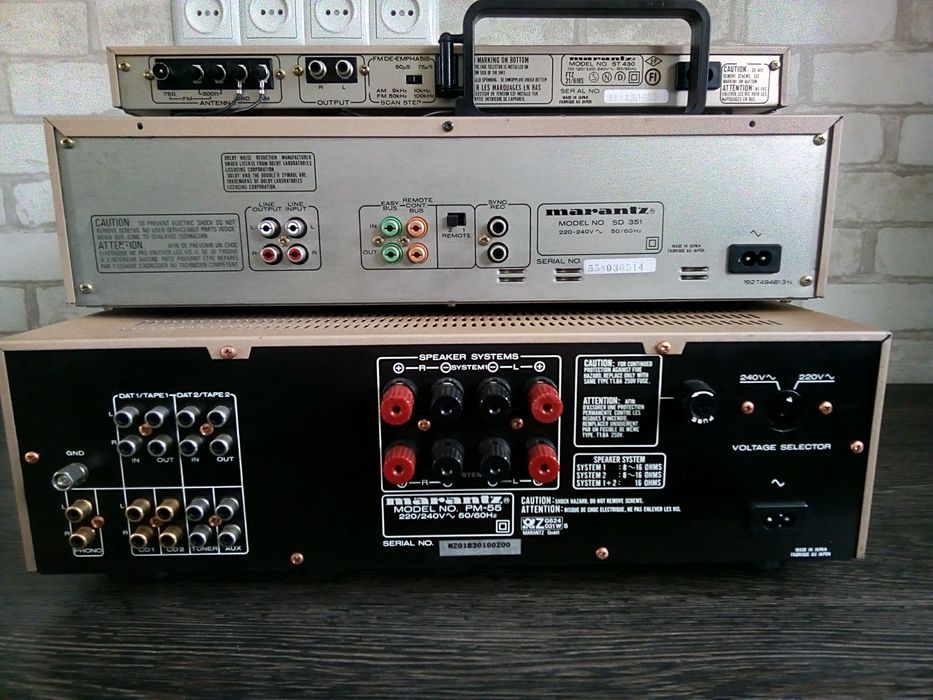 Marantz PM-55,  SD-351, ST-430