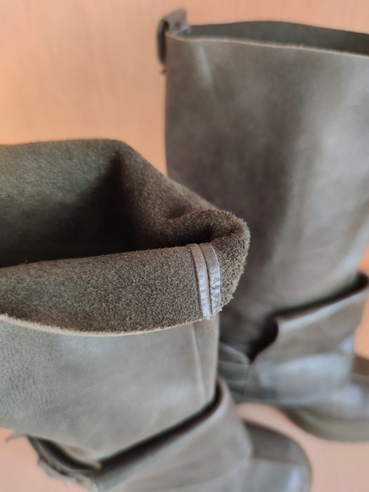 Сапоги кожаные р.37