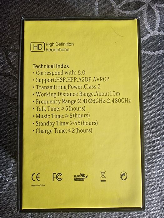 Słuchawka kolor czarny