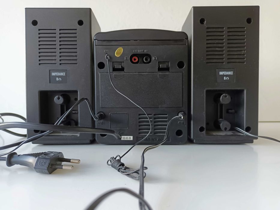 Rádio FM Stereo - Leitor de cassetes - KARAOKE MICRO SOUND SYSTEM