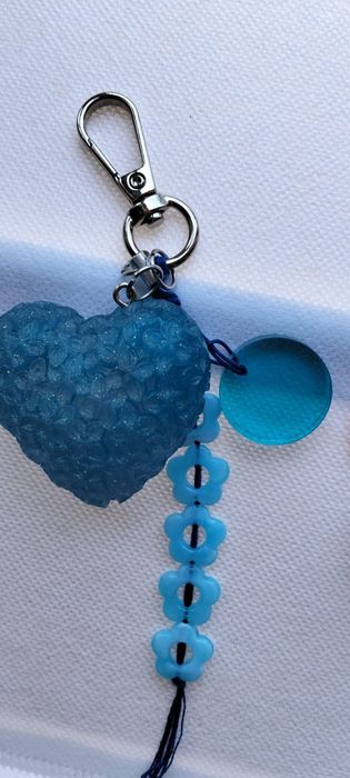 Bag charm, coração 
Preço 6,5€