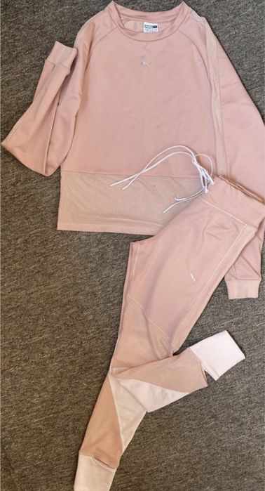 Костюм пума , легинсы и лонгслив Puma