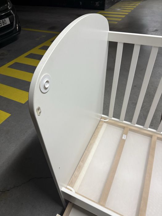 Berço com colchão ikea gonatt