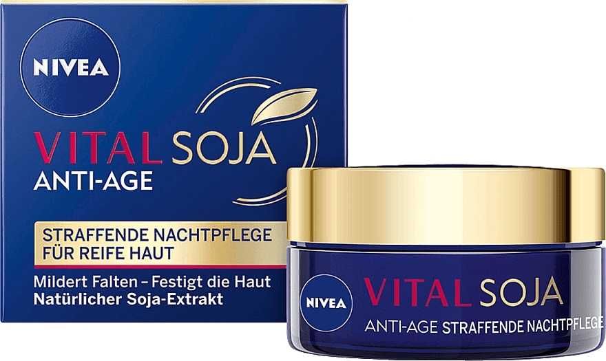 Новий! Нічний крем NIVEA Soja Anti-Age