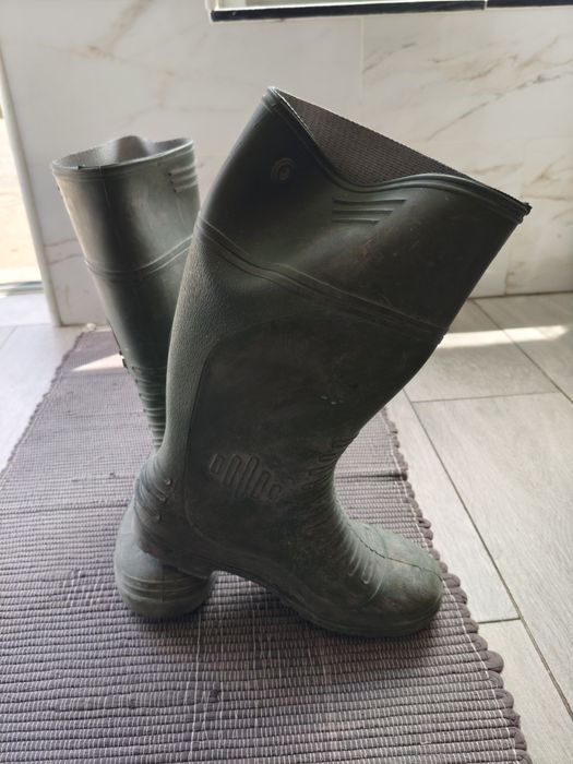 Botas de borracha para inverno com biqueira de aço