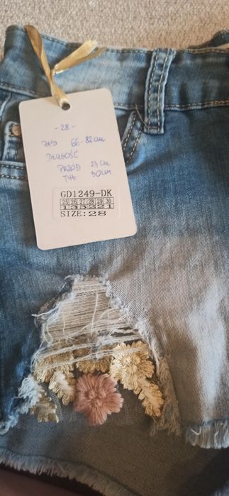 Spodenki jeansowe S M L