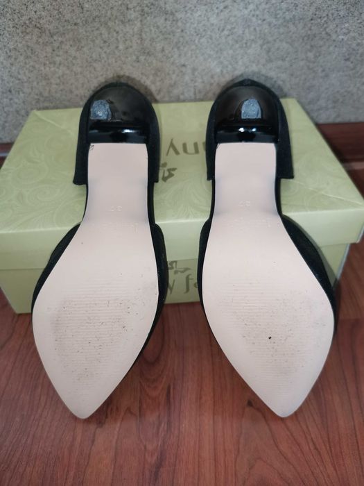 Szpilki brokatowe Jenny Fairy - CCC, czarne, roz. 37