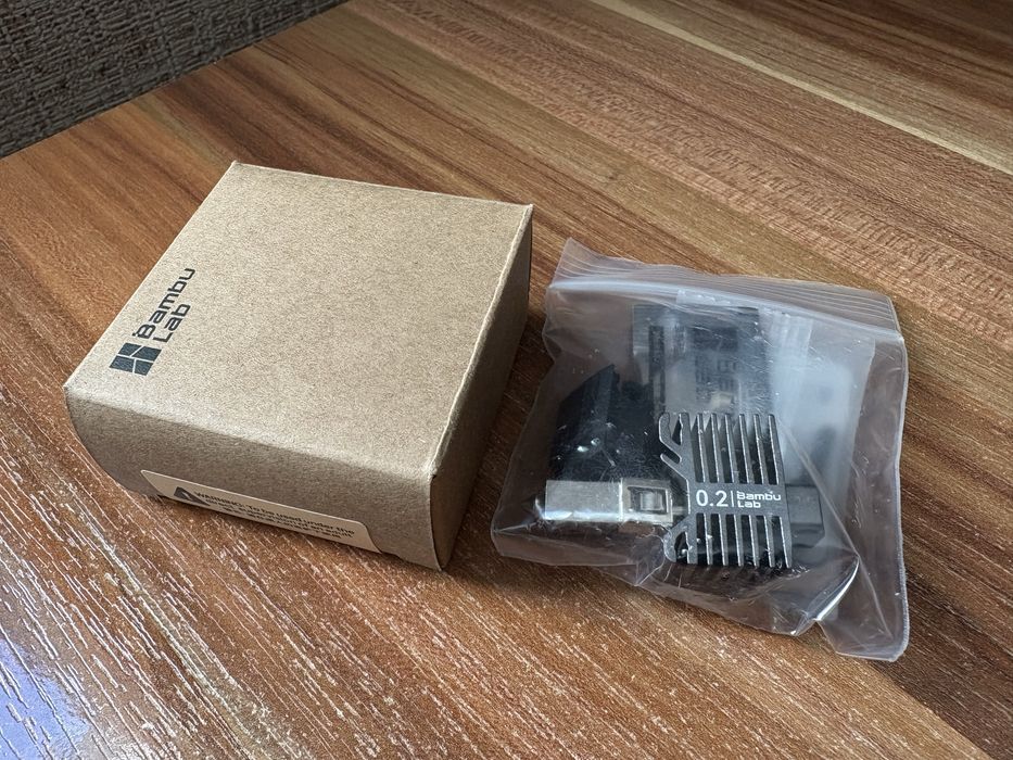 Оригінал BambuLab Hotend Хотенд 0.2 A1/А1 mini/P1/X1 НОСОК В ПОДАРУНОК