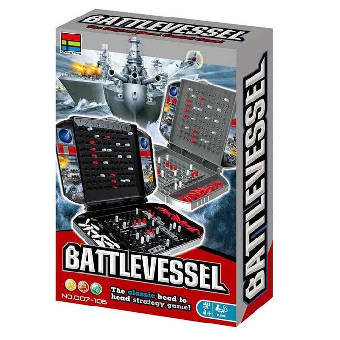 Настільна гра Морський бій / Battle Vessel / Гра для двох / Battleship