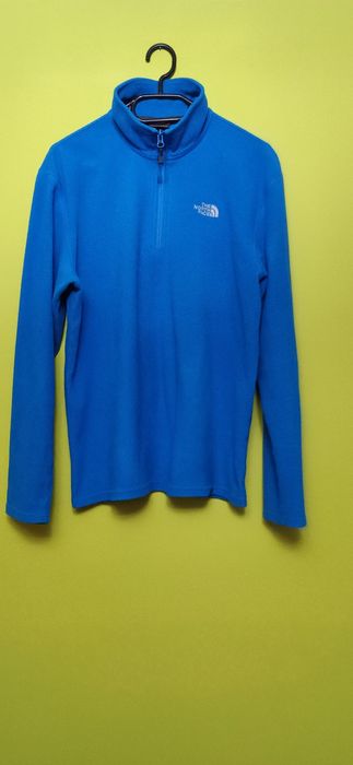 Polar  bluza polarowa  TNF The North Face-  niebieski z suwakiem i stó