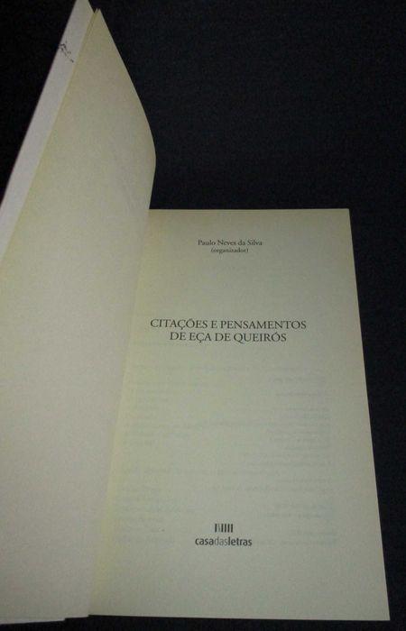 Livro Citações e Pensamentos de Eça de Queirós