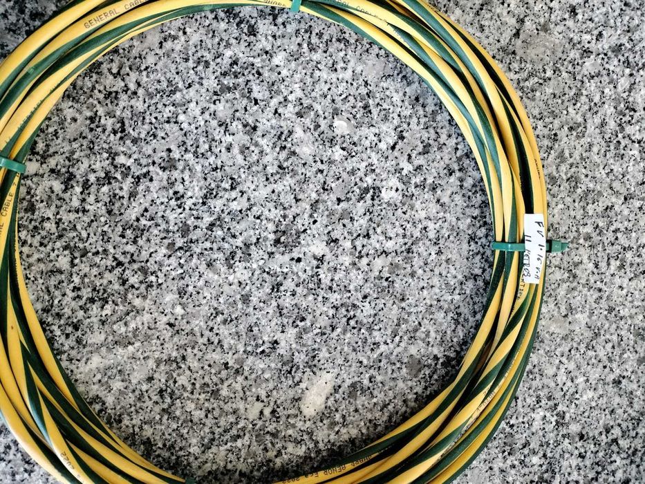 CABO H07V-K FV 16 verde/amarelo - 11 metros