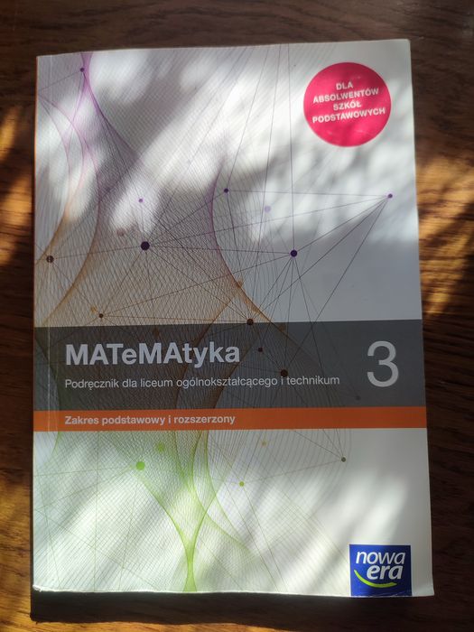 Matematyka 3 Nowa Era podręcznik zakres podstawowy i rozszerzony